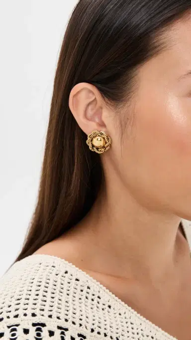Jennifer Behr Caryann Earrings Gold One Size | Thumbnail 3 Jennifer Behr Caryann Earrings Gold One Size | Thumbnail 3