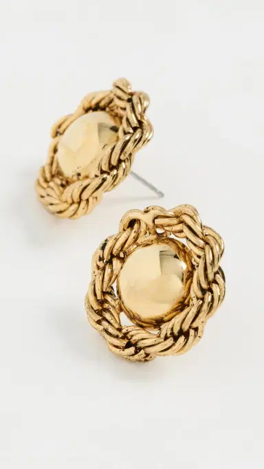 Jennifer Behr Caryann Earrings Gold One Size | Thumbnail 4 Jennifer Behr Caryann Earrings Gold One Size | Thumbnail 4