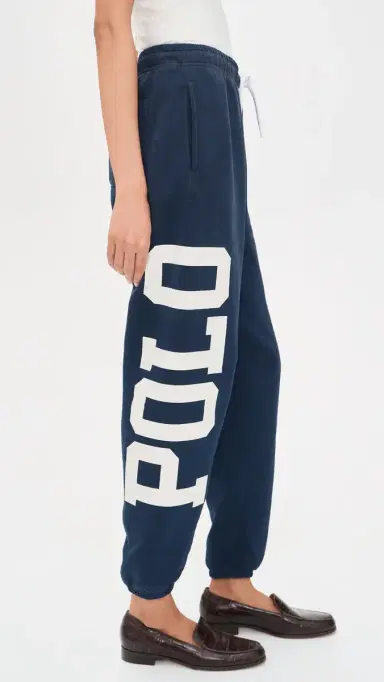 Polo Ralph Lauren Vintage Fleece Knit Ankle Joggers Newport Navy M | Thumbnail 4 Polo Ralph Lauren Vintage Fleece Knit Ankle Joggers Newport Navy M | Thumbnail 4