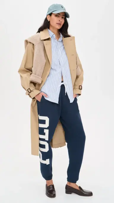 Polo Ralph Lauren Vintage Fleece Knit Ankle Joggers Newport Navy M | Thumbnail 5 Polo Ralph Lauren Vintage Fleece Knit Ankle Joggers Newport Navy M | Thumbnail 5