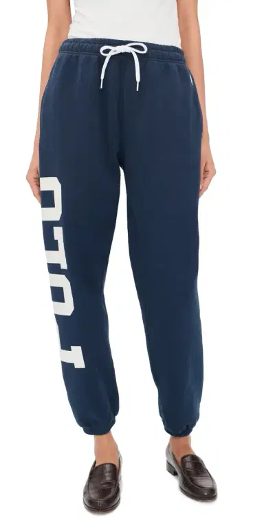 Polo Ralph Lauren Vintage Fleece Knit Ankle Joggers Newport Navy M | Thumbnail 1 Polo Ralph Lauren Vintage Fleece Knit Ankle Joggers Newport Navy M | Thumbnail 1