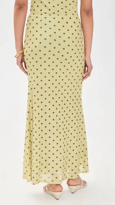 Another Girl Polka Dot Mesh Maxi Skirt | Thumbnail 3 Another Girl Polka Dot Mesh Maxi Skirt | Thumbnail 3