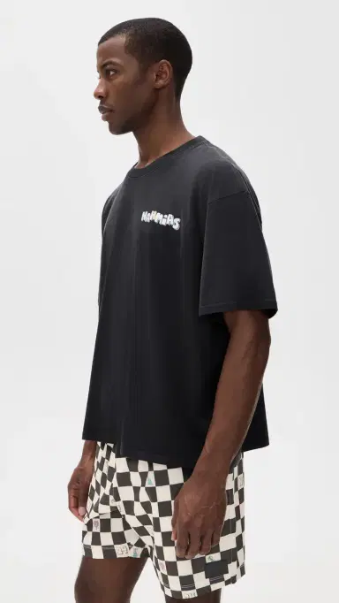 Nahmias Flower Trip Boxy Tee Aged Black Jersey | Thumbnail 4 Nahmias Flower Trip Boxy Tee Aged Black Jersey | Thumbnail 4
