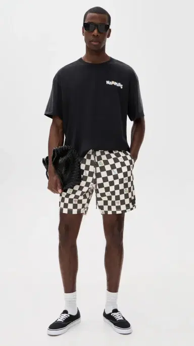 Nahmias Flower Trip Boxy Tee Aged Black Jersey | Thumbnail 5 Nahmias Flower Trip Boxy Tee Aged Black Jersey | Thumbnail 5
