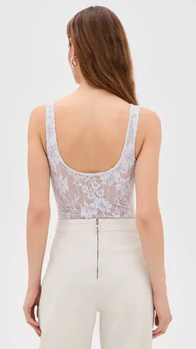 Zimmermann Lace Scoop Bodysuit Lilac | Thumbnail 3 Zimmermann Lace Scoop Bodysuit Lilac | Thumbnail 3