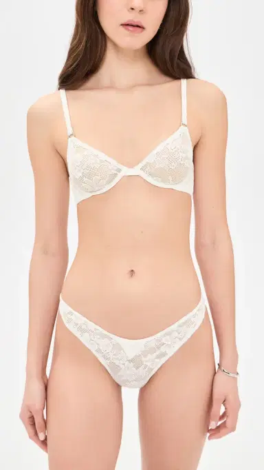 Fleur du Mal Le Stretch Lace Demi Bra | Thumbnail 5 Fleur du Mal Le Stretch Lace Demi Bra | Thumbnail 5