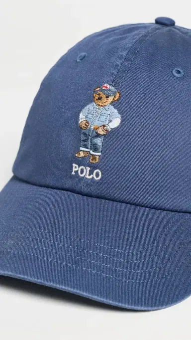 Polo Ralph Lauren Cotton Twill Novelty Bear Sport Cap Light Navy One Size | Thumbnail 5 Polo Ralph Lauren Cotton Twill Novelty Bear Sport Cap Light Navy One Size | Thumbnail 5