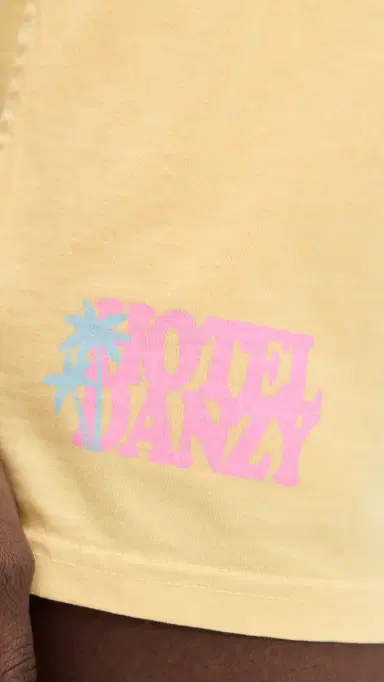 DANZY Hotel Danzy Jersey Shorts Yellow | Thumbnail 6 DANZY Hotel Danzy Jersey Shorts Yellow | Thumbnail 6