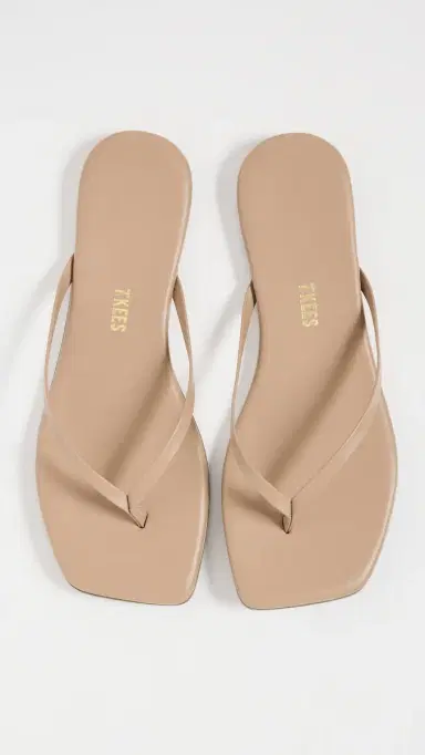 TKEES Square Toe Lily Flip Flops Cocobutter 9 | Thumbnail 2 TKEES Square Toe Lily Flip Flops Cocobutter 9 | Thumbnail 2