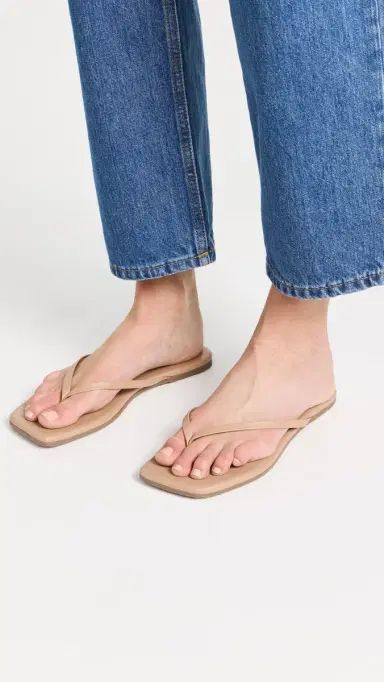 TKEES Square Toe Lily Flip Flops Cocobutter 9 | Thumbnail 3 TKEES Square Toe Lily Flip Flops Cocobutter 9 | Thumbnail 3