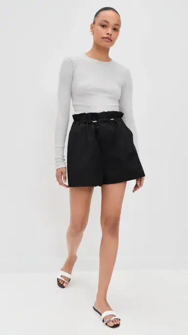 AGOLDE Lydia Shorts Black | Thumbnail 5 AGOLDE Lydia Shorts Black | Thumbnail 5