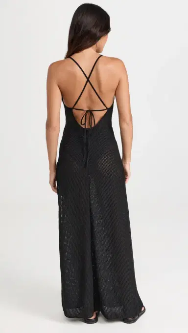 Peixoto Arya Coverup Dress Black Knit | Thumbnail 3 Peixoto Arya Coverup Dress Black Knit | Thumbnail 3