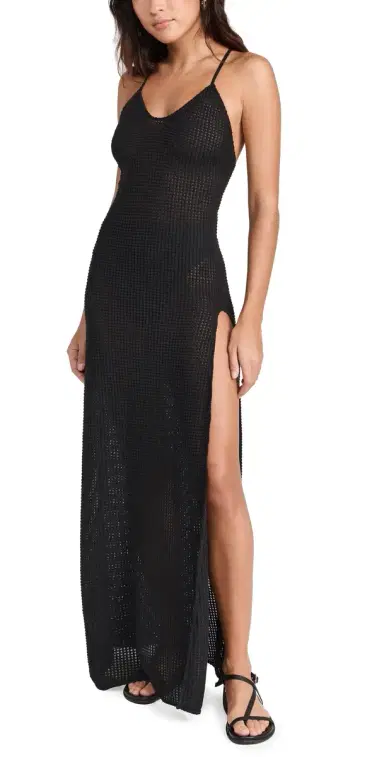 Peixoto Arya Coverup Dress Black Knit | Thumbnail 1 Peixoto Arya Coverup Dress Black Knit | Thumbnail 1