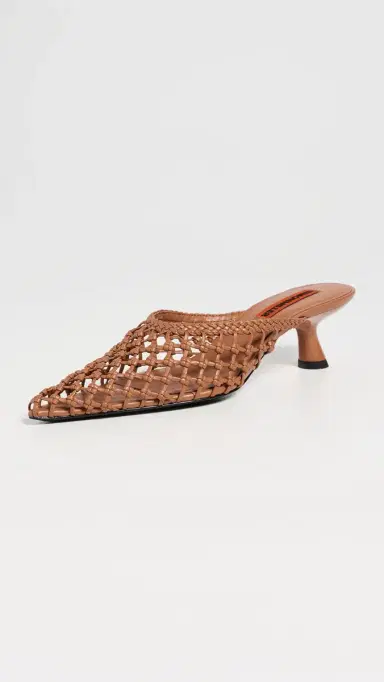 SIMONMILLER Knotted Gala Mules Chestnut | Thumbnail 2 SIMONMILLER Knotted Gala Mules Chestnut | Thumbnail 2