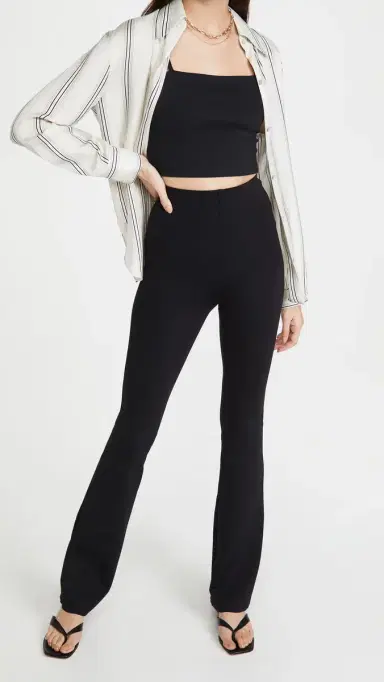 Commando Neoprene Flared Leggings Black S | Thumbnail 5 Commando Neoprene Flared Leggings Black S | Thumbnail 5