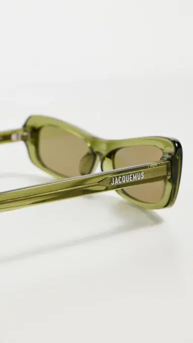 Jacquemus Capri Sunglasses Khaki/Silver One Size | Thumbnail 5 Jacquemus Capri Sunglasses Khaki/Silver One Size | Thumbnail 5