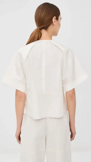 Nackiyé Almost A T-Shirt Top White | Thumbnail 3 Nackiyé Almost A T-Shirt Top White | Thumbnail 3