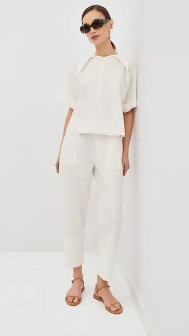 Nackiyé Almost A T-Shirt Top White | Thumbnail 5 Nackiyé Almost A T-Shirt Top White | Thumbnail 5