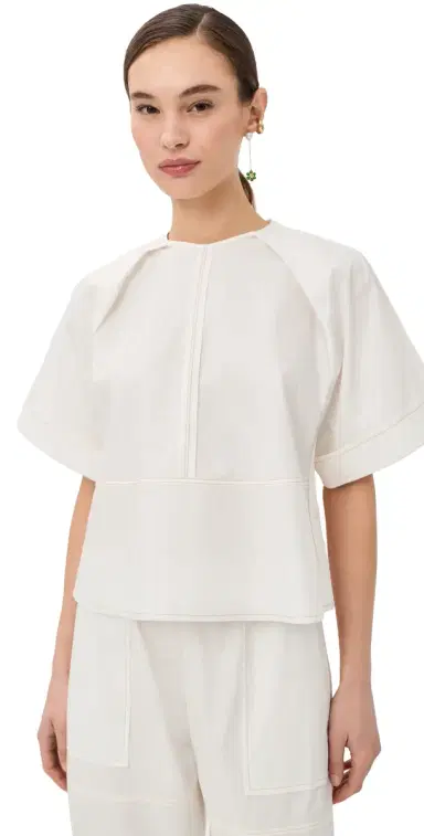 Nackiyé Almost A T-Shirt Top White | Thumbnail 1 Nackiyé Almost A T-Shirt Top White | Thumbnail 1