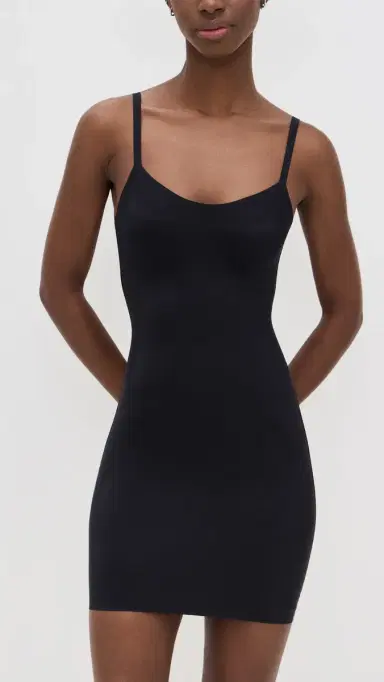 Commando Zone Smoothing Full Slip Black | Thumbnail 2 Commando Zone Smoothing Full Slip Black | Thumbnail 2