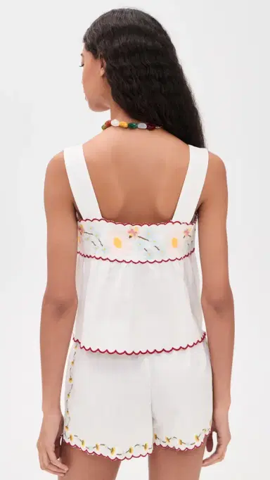 Ciao Lucia Ander Embroidered Top White | Thumbnail 3 Ciao Lucia Ander Embroidered Top White | Thumbnail 3