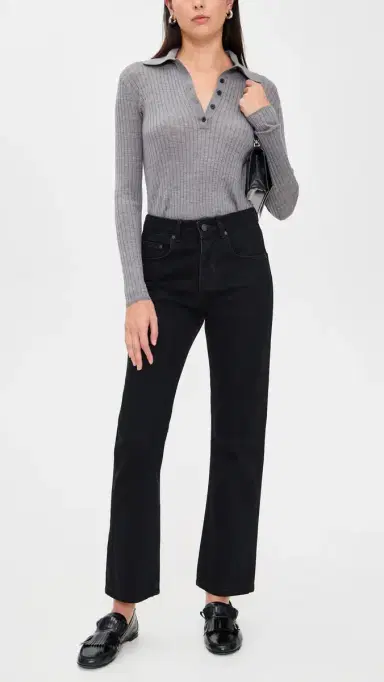 RENGGLI Straight Jeans Charcoal 31 | Thumbnail 5 RENGGLI Straight Jeans Charcoal 31 | Thumbnail 5