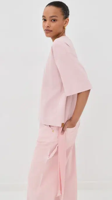 DARKPARK Smith Short Sleeved Tee Pink | Thumbnail 4 DARKPARK Smith Short Sleeved Tee Pink | Thumbnail 4