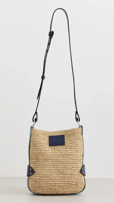 Isabel Marant Mini Bayia Bag Natural/Blue One Size | Thumbnail 5 Isabel Marant Mini Bayia Bag Natural/Blue One Size | Thumbnail 5