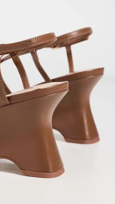 Dolce Vita Aylee Wedge Sandals Cognac Leather | Thumbnail 4 Dolce Vita Aylee Wedge Sandals Cognac Leather | Thumbnail 4