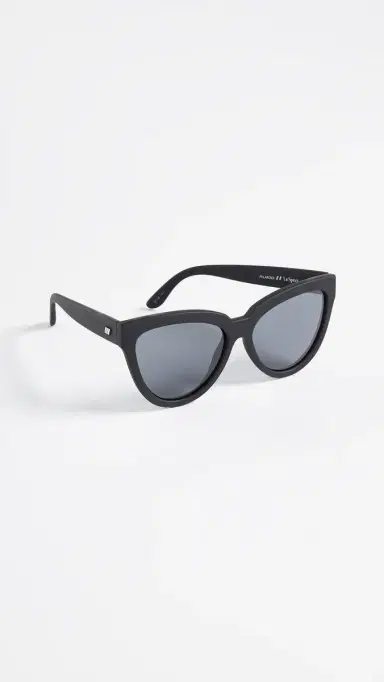 Le Specs Liar Liar Sunglasses Black Rubber One Size | Thumbnail 4 Le Specs Liar Liar Sunglasses Black Rubber One Size | Thumbnail 4