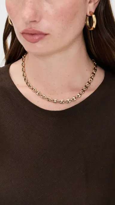 Tory Burch Delicate Gemini Chain Link Necklace | Thumbnail 3 Tory Burch Delicate Gemini Chain Link Necklace | Thumbnail 3