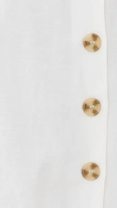 LE BOP Charlotte Vest Dress White | Thumbnail 6 LE BOP Charlotte Vest Dress White | Thumbnail 6