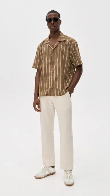 Rhythm West Winds Stripe Short Sleeve Shirt | Thumbnail 5 Rhythm West Winds Stripe Short Sleeve Shirt | Thumbnail 5