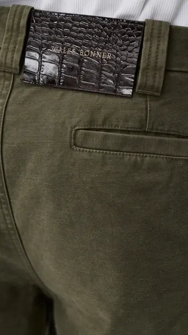Wales Bonner Brixton Shorts 5 Olive | Thumbnail 6 Wales Bonner Brixton Shorts 5 Olive | Thumbnail 6
