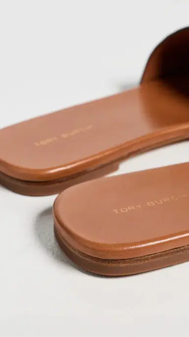 Tory Burch Ines Flat Slides Tan 5 | Thumbnail 4 Tory Burch Ines Flat Slides Tan 5 | Thumbnail 4