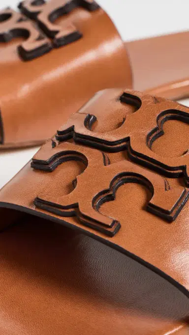 Tory Burch Ines Flat Slides Tan 5 | Thumbnail 6 Tory Burch Ines Flat Slides Tan 5 | Thumbnail 6