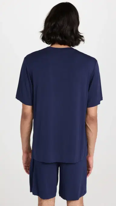 Eberjey Henry Modal Short PJ et True Navy | Thumbnail 3 Eberjey Henry Modal Short PJ et True Navy | Thumbnail 3