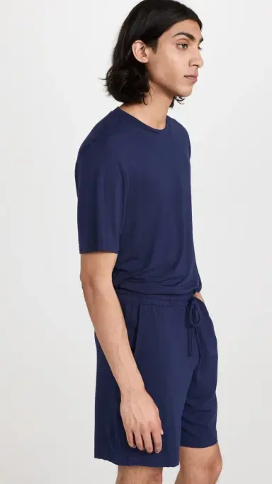 Eberjey Henry Modal Short PJ et True Navy | Thumbnail 4 Eberjey Henry Modal Short PJ et True Navy | Thumbnail 4