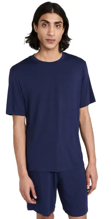 Eberjey Henry Modal Short PJ et True Navy | Thumbnail 1 Eberjey Henry Modal Short PJ et True Navy | Thumbnail 1