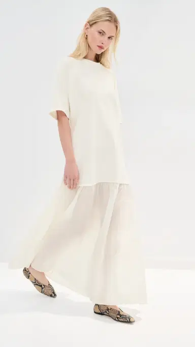LE BOP Camden Maxi Dress White | Thumbnail 2 LE BOP Camden Maxi Dress White | Thumbnail 2