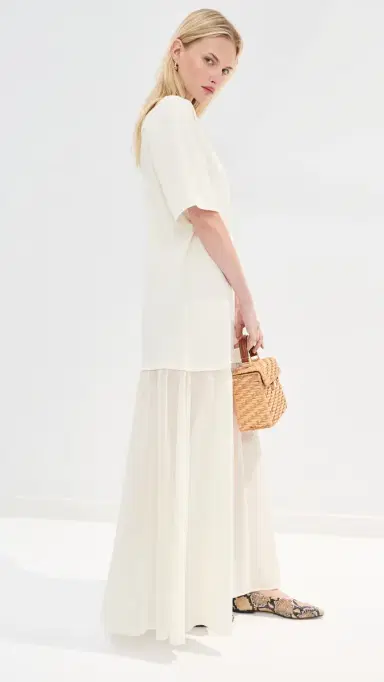 LE BOP Camden Maxi Dress White | Thumbnail 4 LE BOP Camden Maxi Dress White | Thumbnail 4