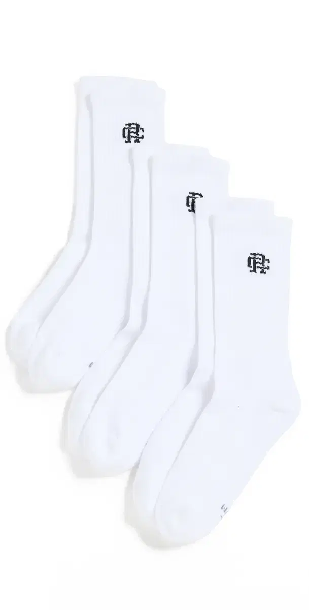 3 Pack Classic Crew Socks White 3 Pack Classic Crew Socks White