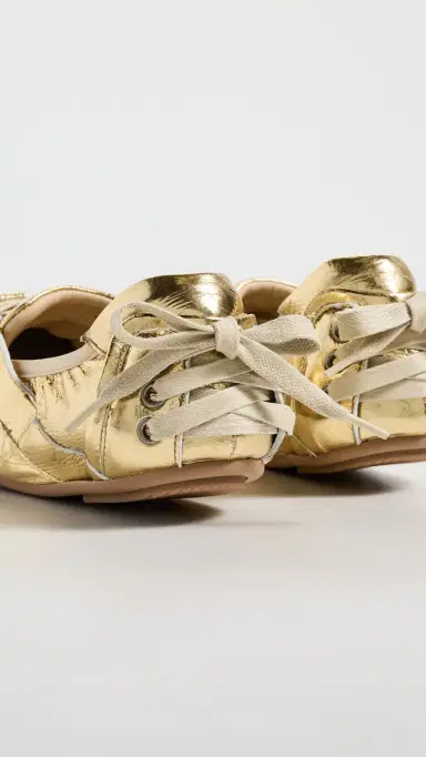 Acne Studios Bilaria Foil Winter Sneakers Gold | Thumbnail 4 Acne Studios Bilaria Foil Winter Sneakers Gold | Thumbnail 4