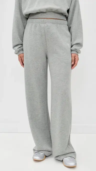 Éterne Oversized Wide Leg weatpants Heather Grey | Thumbnail 2 Éterne Oversized Wide Leg weatpants Heather Grey | Thumbnail 2