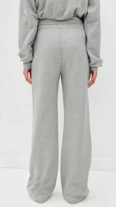 Éterne Oversized Wide Leg weatpants Heather Grey | Thumbnail 3 Éterne Oversized Wide Leg weatpants Heather Grey | Thumbnail 3