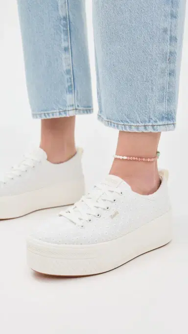 Keds Skyler Festival Eyelet Sneakers Snow White | Thumbnail 3 Keds Skyler Festival Eyelet Sneakers Snow White | Thumbnail 3