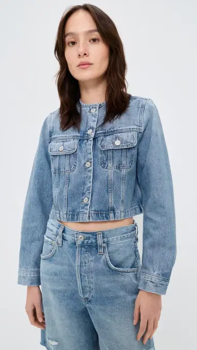 Citizens of Humanity Devin Collarless Jacket | Thumbnail 2 Citizens of Humanity Devin Collarless Jacket | Thumbnail 2