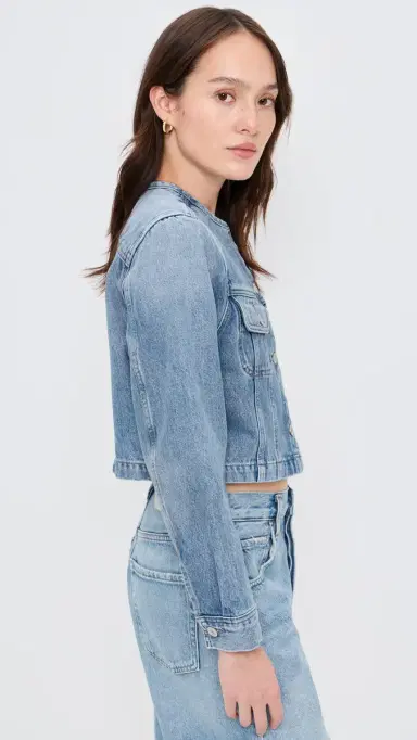Citizens of Humanity Devin Collarless Jacket | Thumbnail 4 Citizens of Humanity Devin Collarless Jacket | Thumbnail 4