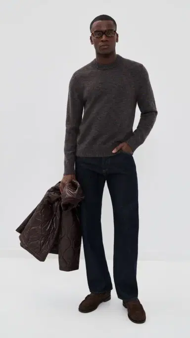 Vince ulti ix Alpaca erino Wool Sweater Coastal Combo | Thumbnail 5 Vince ulti ix Alpaca erino Wool Sweater Coastal Combo | Thumbnail 5