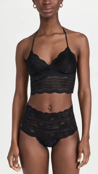 Cosabella High Rise Bikini Briefs Black M | Thumbnail 4 Cosabella High Rise Bikini Briefs Black M | Thumbnail 4